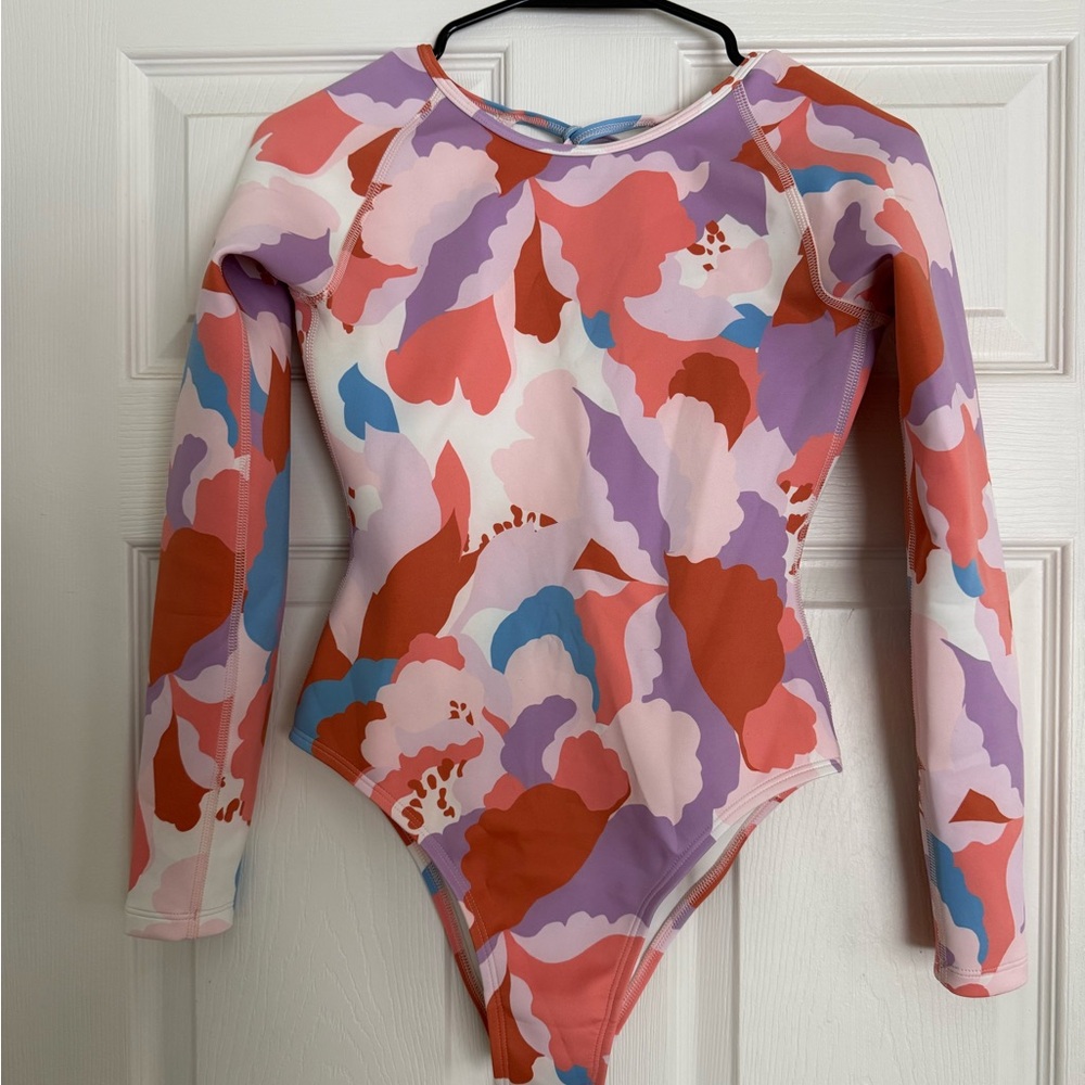 Floral Long Sleeve Surf Suit — Jolyn “Lennon”
